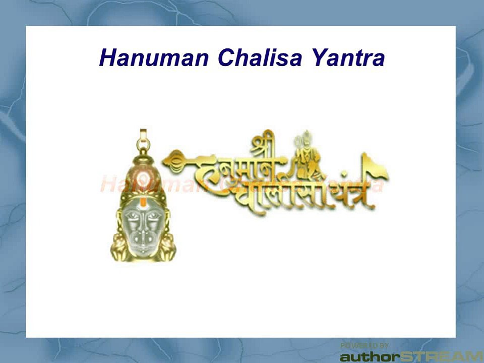 Hanuman Chalisa Yantra