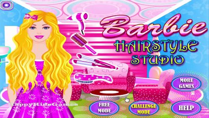 Barbie Games - BARBIE HAIRSTYLE STUDIO GAME  - Play Barbie Games Online -