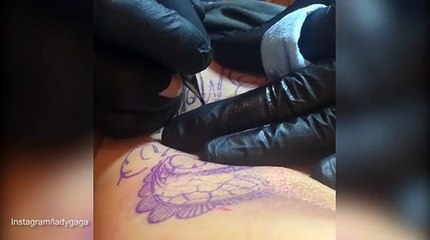 Lady Gaga New Tatoo