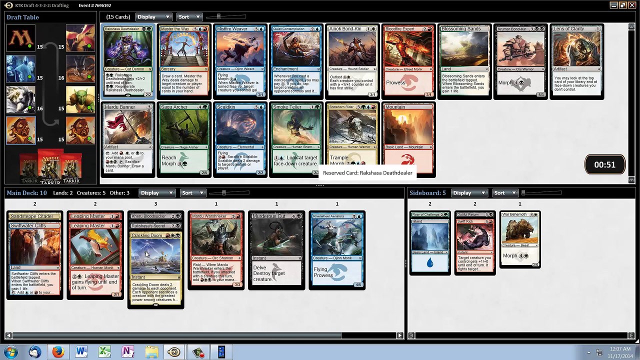Khans of Tarkir Draft
