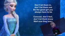 Karaoke _Let it Go_ Frozen