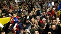 شادمانی رومانیایی ها از پیروزی کلاوس یوهانیس در انتخابات ریاست جمهوری