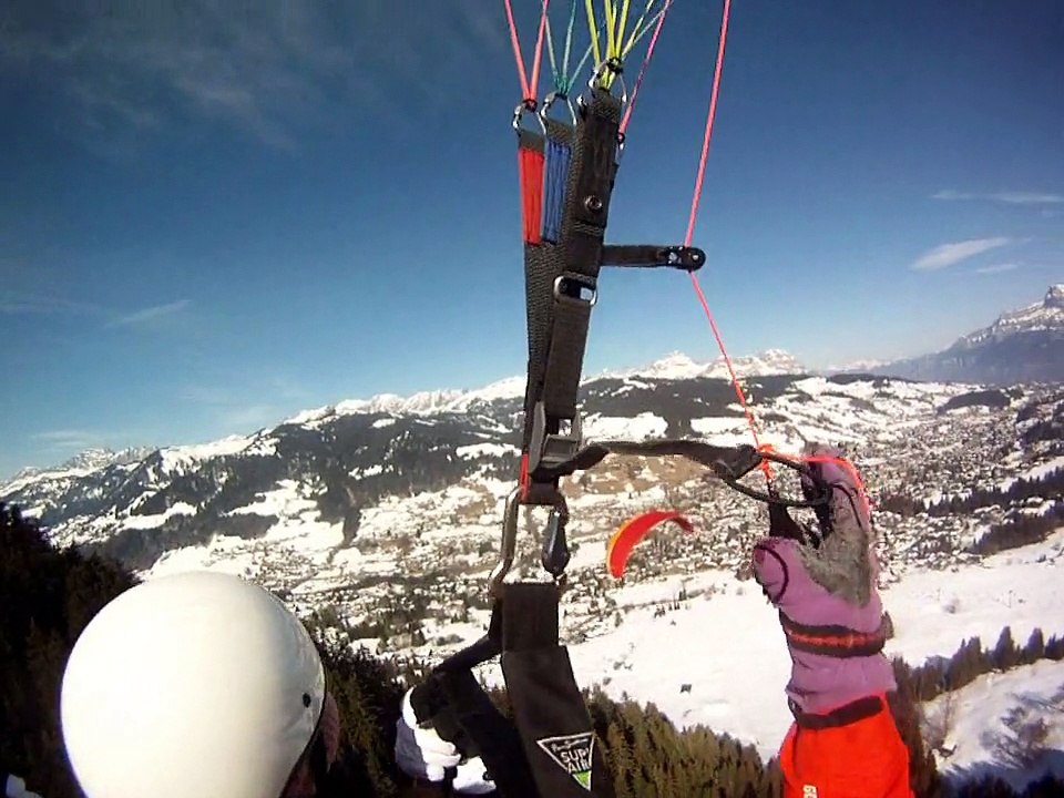 Parapente Hiver Bureau des Guides Megève