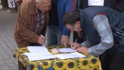 Baz İstasyonuna Karşı İmza Topladılar