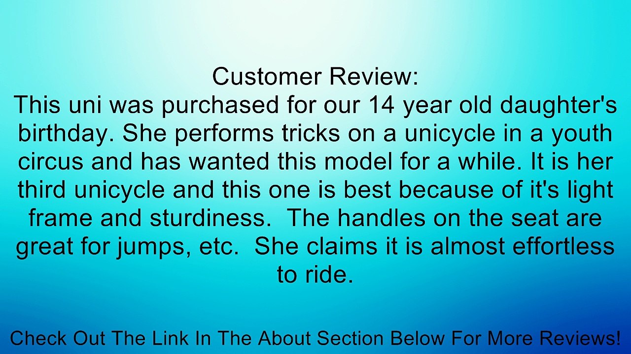 Nimbus Eclipse 20" Freestyle Unicycle - 300mm Review