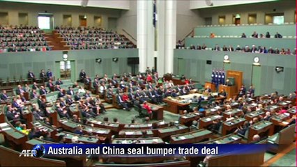 Australia and China seal bumper trade deal