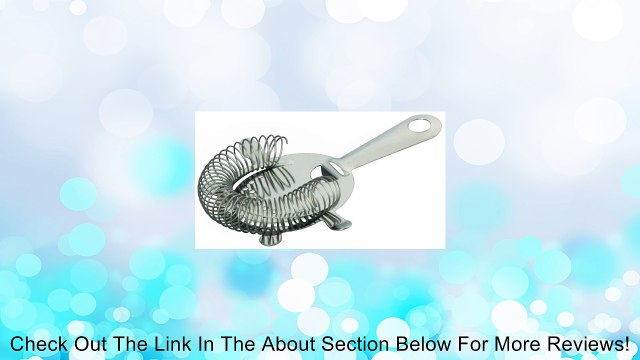 Alegacy 1287 Professional Cocktail Strainer, 6-Inch, Stainless Steel