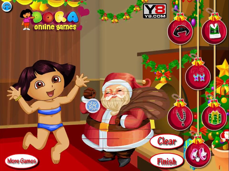 Dora The Explorer Dora With Santa Dressup Let's Play / PlayThrough / WalkThrough Part