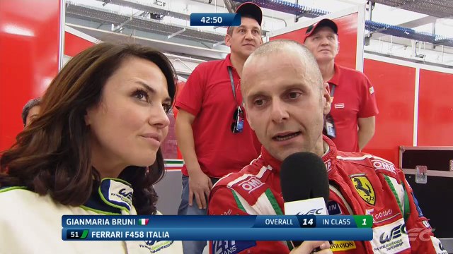 Interview with AF Corse Ferrari GIANMARIA BRUNI - FIAWEC 6 Hours of Bahrain