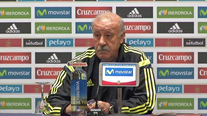 Del Bosque: "No hay ninguna revancha hacia los que no han venido"