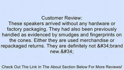 JVC CSXM621 Brand New Mobile 6.5-Inch 2-Way Speaker - Set of 2