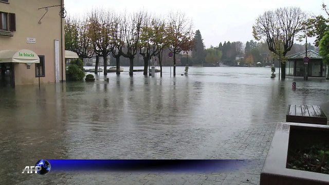 Italie: les inondations continuent à Sesto Calende