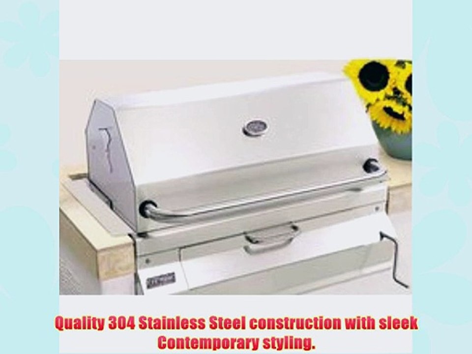 Fire Magic BuiltIn 30 Stainless Steel Charcoal Grill 14S101cA