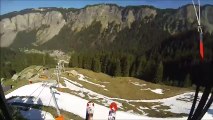 Grinding The Chairlift Cable While Speedflying