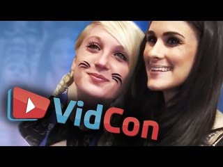 Brittany Furlan at VidCon with Rudy Mancuso, Jerome Jarre, Zack King, Marcus Johns