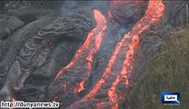 Mesmerizing 'Lavafall' Consumes Hawaii Hill.