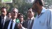 A Living Legend of Pakistan Ch. Aitzaz Ahsan talking with Jeevey Pakistan Team at Lhr High Court.