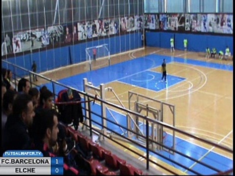 FC.BARCELONA ALUESPORT "B"- ELCHE FS. 1ª PARTE -  2014