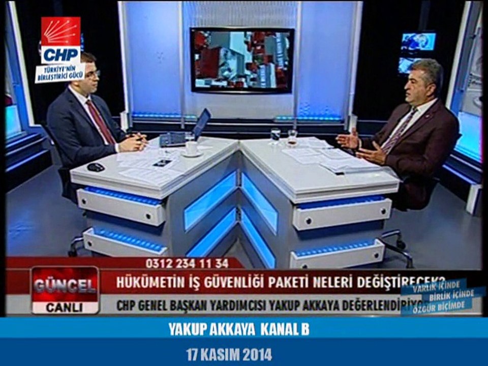 YAKUP AKKAYA HALK HABER TV 17/11/2014