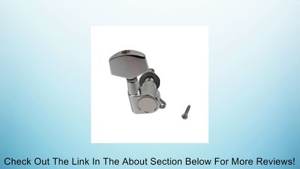 Musiclily Individual Left Big Button Sealed Guitar Tuning Key Machine Head, Silver Review