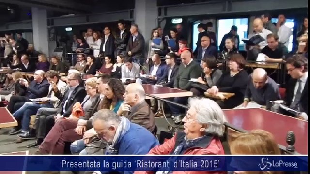 Presentata la guida ‘Ristoranti d’Italia 2015’