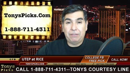 Download Video: Rice Owls vs. UTEP Miners Free Pick Prediction NCAA College Football Odds Preview 11-21-2014