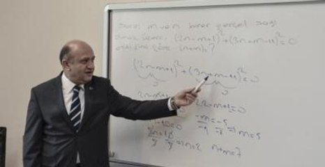 Bakan Işık'tan Öğrencilere Matematik Dersi