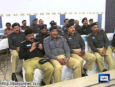 Dunya News-Police's eyes remain shut even at own events