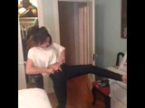 Every girl putting on skinny jeans....: Brittany Furlan's Vine #477