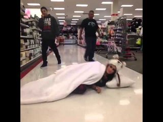 how to have a sleepover at Target: Brittany Furlan's Vine #174
