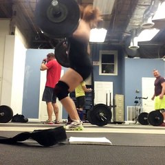 1.2 clean and front squat 135#