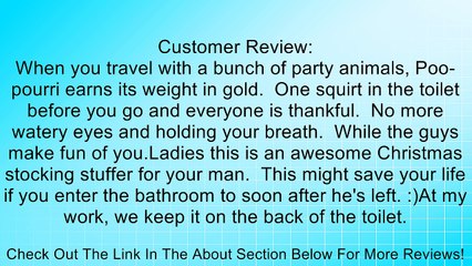 Poo Pourri Anti Stink Bathroom Spray Review