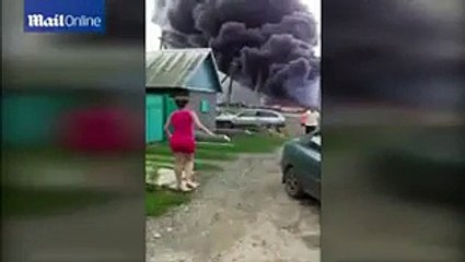 New footage of Malaysian Airlines flight MH17 crash