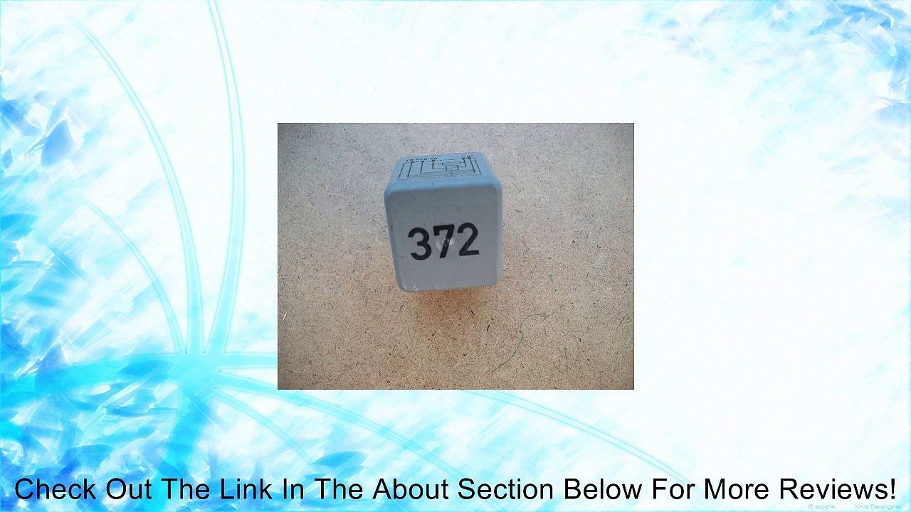 2000 PASSAT FUEL PUMP RELAY 372 VW 4D0 951 253 AUDI 89 9309 000 Review