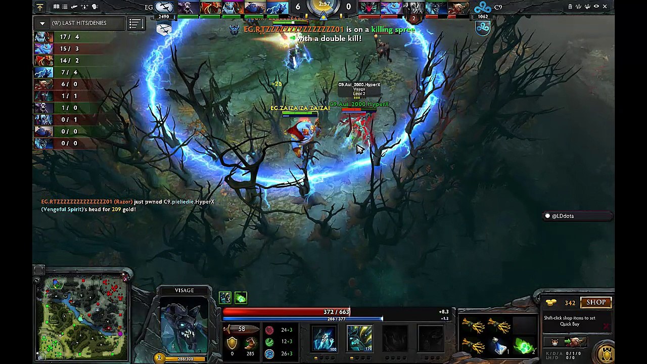 Evil Geniuses  vs. Cloud9 GAME 3  26.10.2014