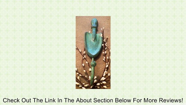 SHOVEL Cast Iron Garden Coat Towel Wall Hanger Hook Review