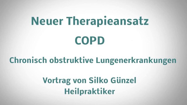 'Neuer Therapieansatz bei COPD Die Spirovitalisierung mit Airnergy' Spirovital Therapie