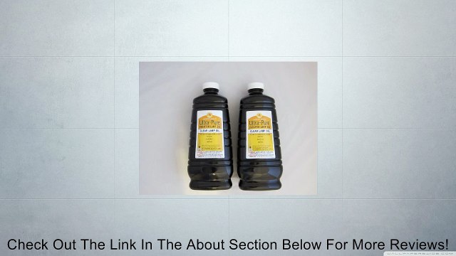 Lamplight Clear Ultra-Pure Lamp Oil 64 OZ (Two Pack Total of 128 OZ)