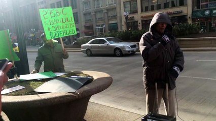 Dr. Shafi speaking at FPAC protest against Killing of Christian Cuple in Pakistan