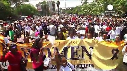 نيروبي: مسيرة احتجاجية بعد اعتداءات مفترَضة على نساء بسبب لباسهن القصير