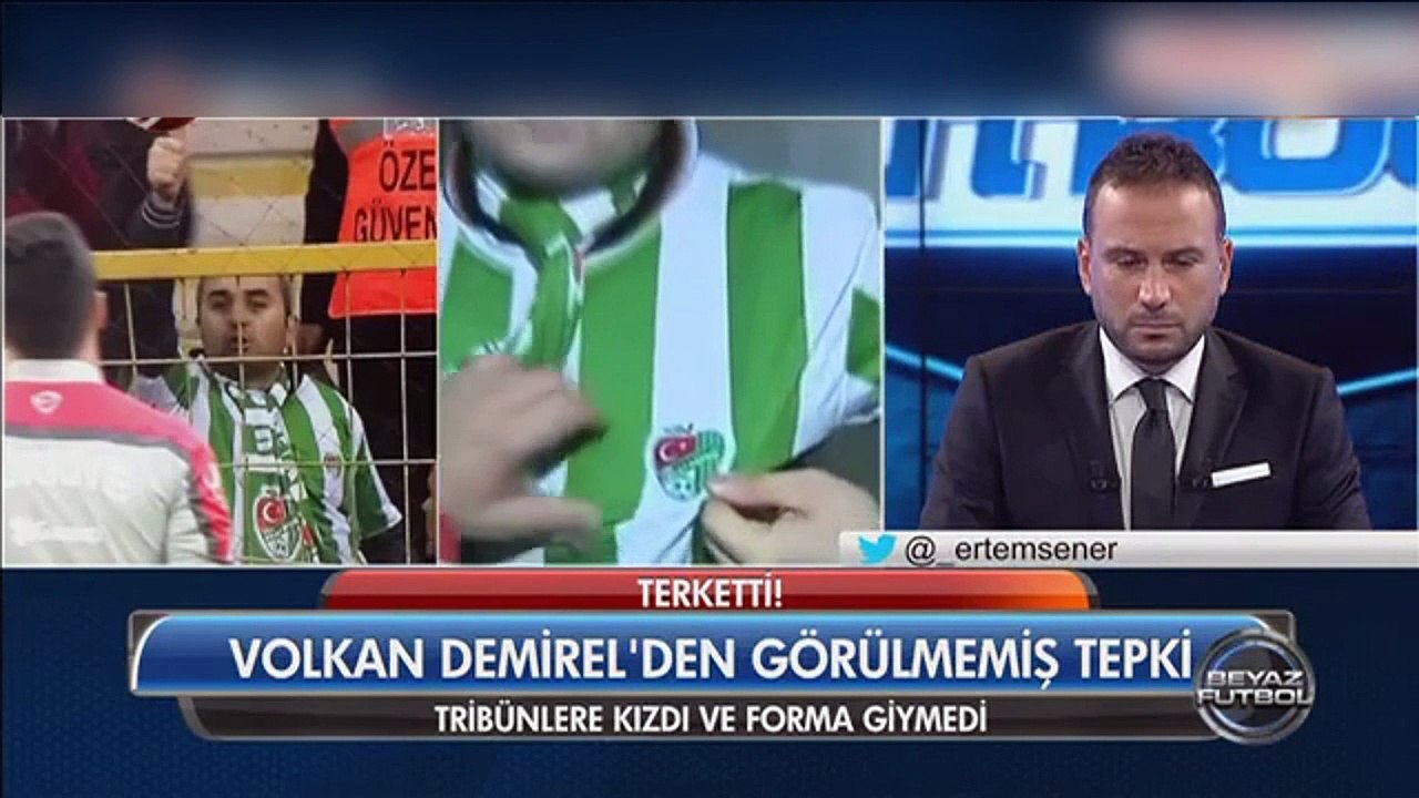 Volkan Milli maçı terk etti