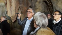 visite du chantier de l'espace de restitution de la grotte Chauvet