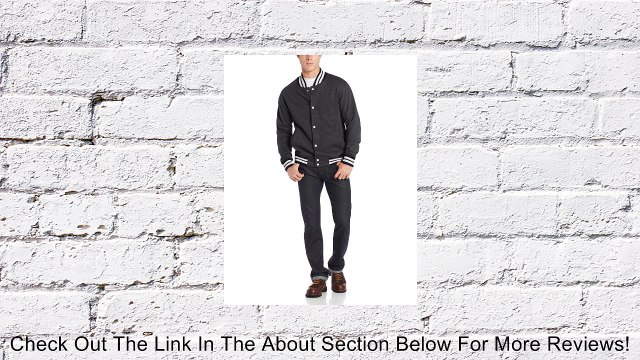 Company 81 Men's Snap Front Fleece Baseball Jacket, Black, X-Large Review