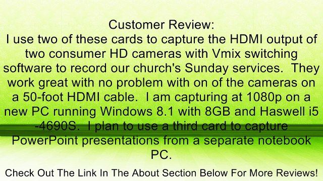 Blackmagic Design DeckLink Mini Recorder, PCIe Capture Card for 3G-SDI and HDMI Review