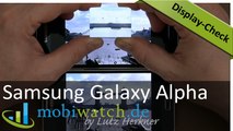Samsung Galaxy Alpha Display-Check: Vergleich mit dem S5