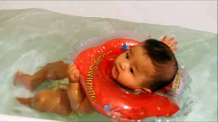 Ben plays with water