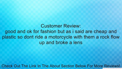 Vintage Style Motorcycle Bike Scooter Aviator Cruiser Silver Goggles Review