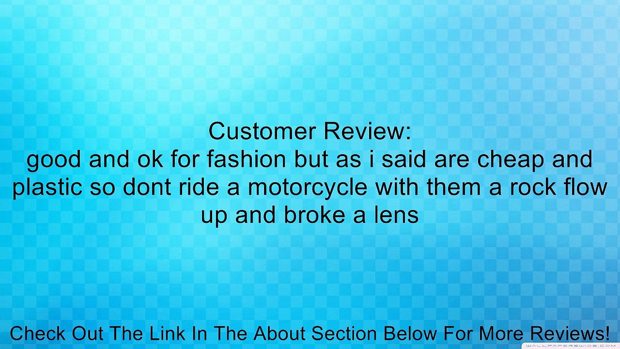 Vintage Style Motorcycle Bike Scooter Aviator Cruiser Silver Goggles Review