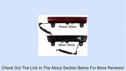 Download Video: APDTY 034314 Third Brake Lamp Assembly For 2000-2006 Chevy Tahoe, Suburban, GMC Yukon, Suburban, Denali (3rd High Center Mount Brake Light Replaces GM Part #: 15170955)