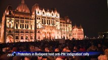 Hungarian protesters hold anti-PM Orban 'indignation' rally